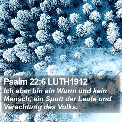 Psalm 22:6 LUTH1912 Bible Verse Image
