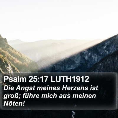 Psalm 25:17 LUTH1912 Bible Verse Image