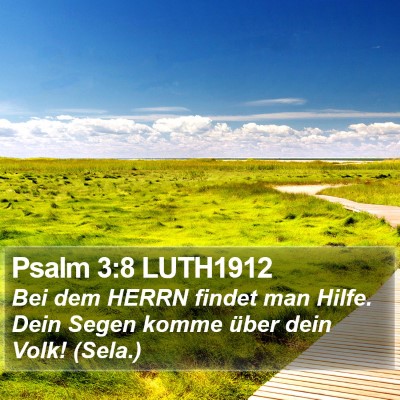 Psalm 3:8 LUTH1912 Bible Verse Image