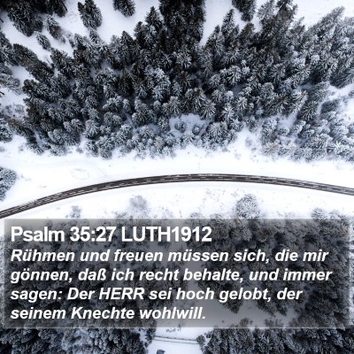 Psalm 35:27 LUTH1912 Bible Verse Image