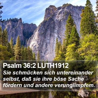 Psalm 36:2 LUTH1912 Bible Verse Image