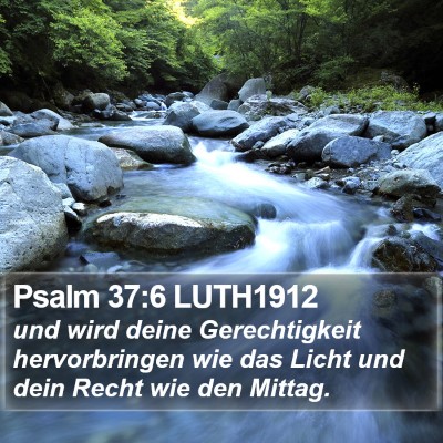 Psalm 37:6 LUTH1912 Bible Verse Image