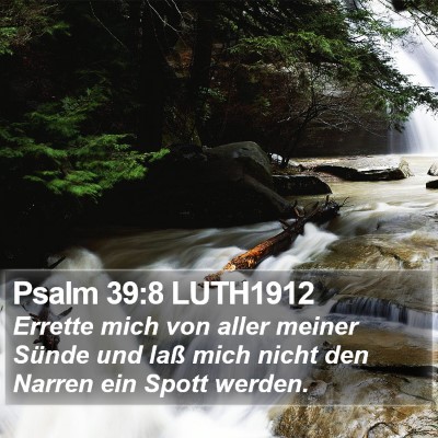 Psalm 39:8 LUTH1912 Bible Verse Image