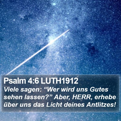 Psalm 4:6 LUTH1912 Bible Verse Image