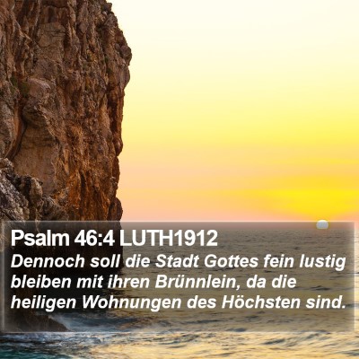 Psalm 46:4 LUTH1912 Bible Verse Image