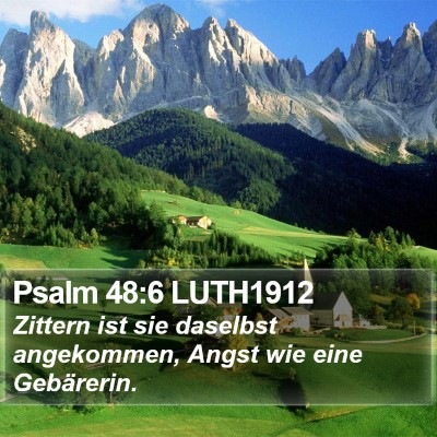 Psalm 48:6 LUTH1912 Bible Verse Image