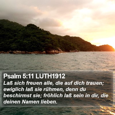Psalm 5:11 LUTH1912 Bible Verse Image