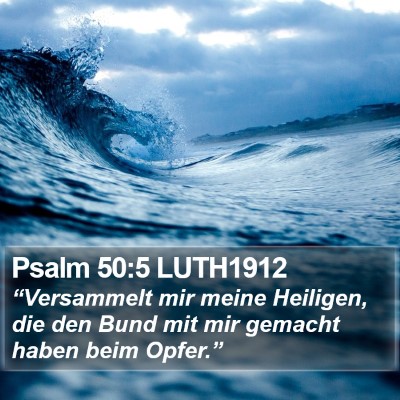 Psalm 50:5 LUTH1912 Bible Verse Image