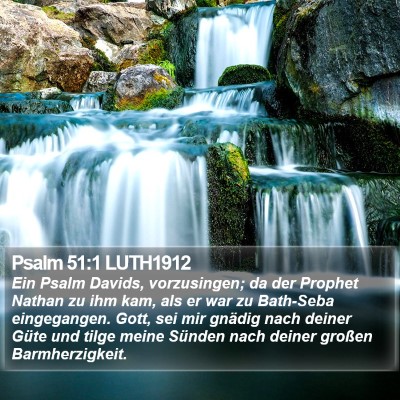 Psalm 51:1 LUTH1912 Bible Verse Image
