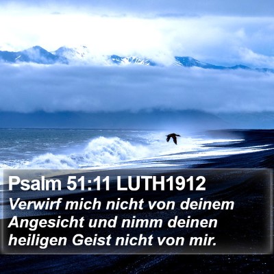 Psalm 51:11 LUTH1912 Bible Verse Image