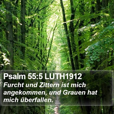 Psalm 55:5 LUTH1912 Bible Verse Image