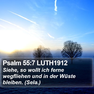 Psalm 55:7 LUTH1912 Bible Verse Image