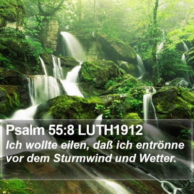 Psalm 55:8 LUTH1912 Bible Verse Image