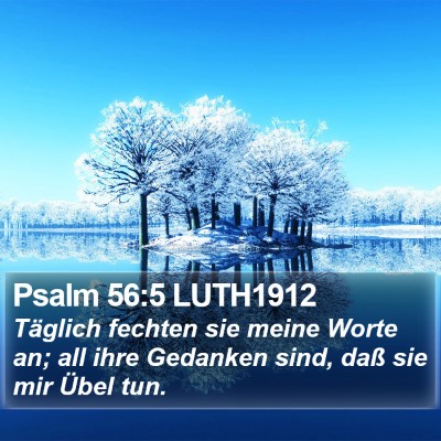 Psalm 56:5 LUTH1912 Bible Verse Image