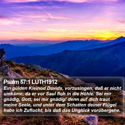 Psalm 57:1 LUTH1912 Bible Verse Image