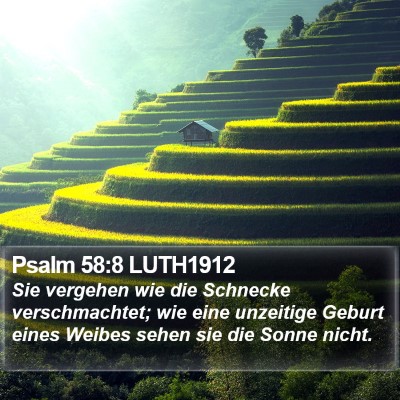 Psalm 58:8 LUTH1912 Bible Verse Image