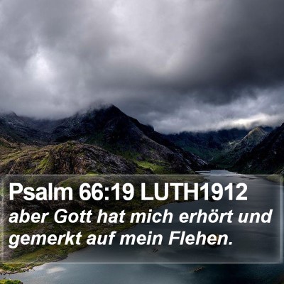Psalm 66:19 LUTH1912 Bible Verse Image