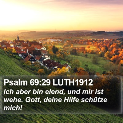 Psalm 69:29 LUTH1912 Bible Verse Image