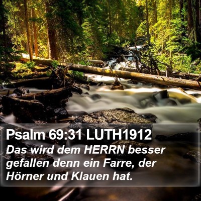 Psalm 69:31 LUTH1912 Bible Verse Image