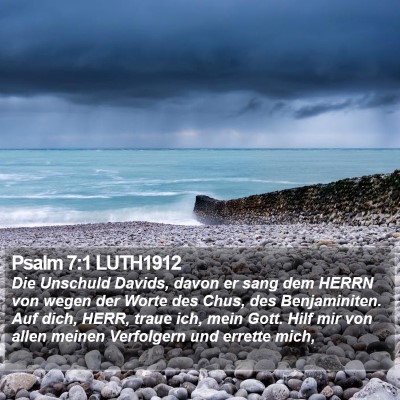 Psalm 7:1 LUTH1912 Bible Verse Image