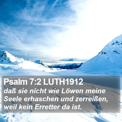 Psalm 7:2 LUTH1912 Bible Verse Image