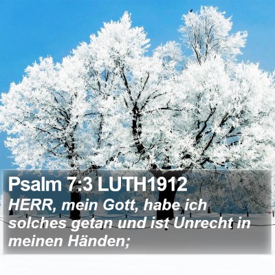 Psalm 7:3 LUTH1912 Bible Verse Image