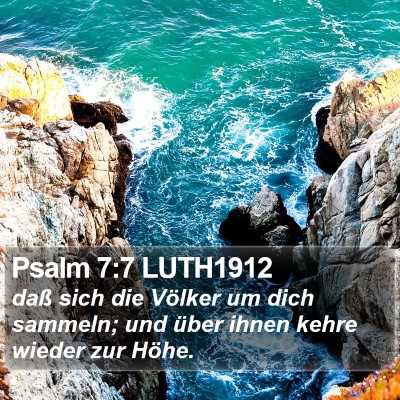 Psalm 7:7 LUTH1912 Bible Verse Image