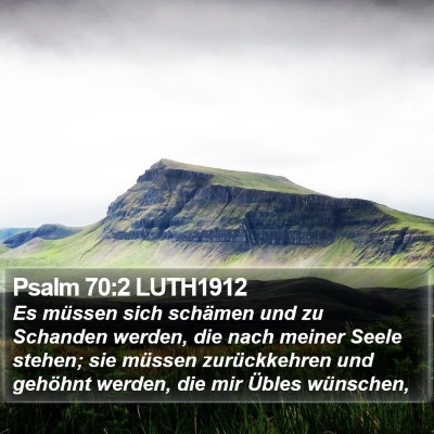 Psalm 70:2 LUTH1912 Bible Verse Image