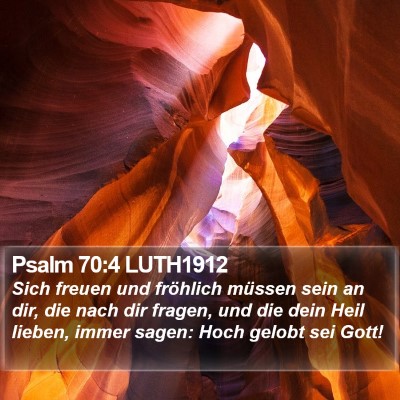 Psalm 70:4 LUTH1912 Bible Verse Image