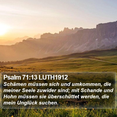 Psalm 71:13 LUTH1912 Bible Verse Image