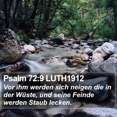 Psalm 72:9 LUTH1912 Bible Verse Image