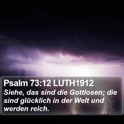 Psalm 73:12 LUTH1912 Bible Verse Image