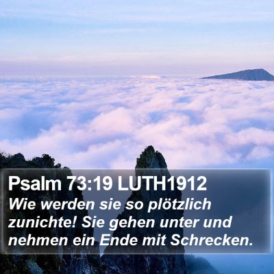 Psalm 73:19 LUTH1912 Bible Verse Image