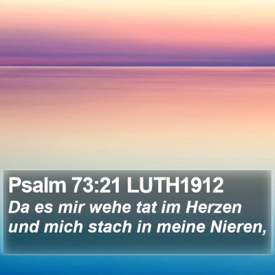 Psalm 73:21 LUTH1912 Bible Verse Image