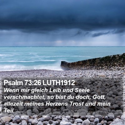 Psalm 73:26 LUTH1912 Bible Verse Image