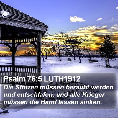 Psalm 76:5 LUTH1912 Bible Verse Image