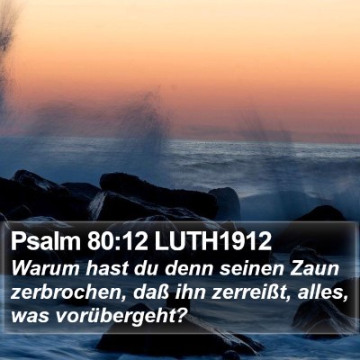 Psalm 80:12 LUTH1912 Bible Verse Image