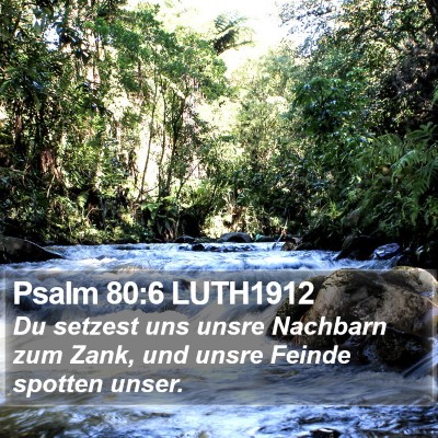 Psalm 80:6 LUTH1912 Bible Verse Image