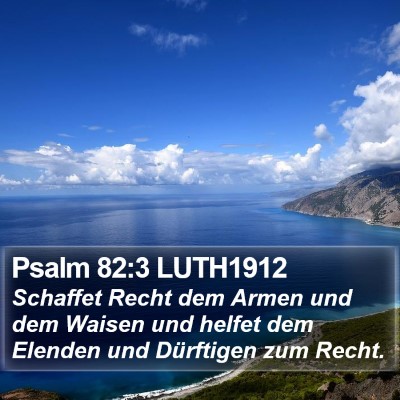 Psalm 82:3 LUTH1912 Bible Verse Image