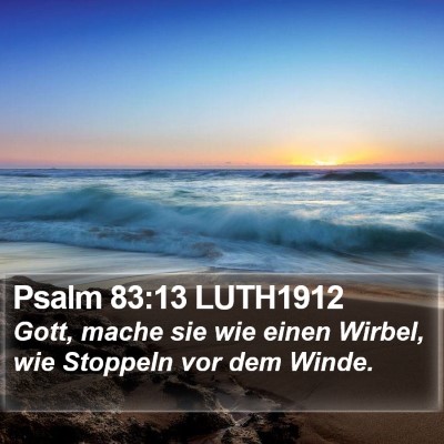 Psalm 83:13 LUTH1912 Bible Verse Image