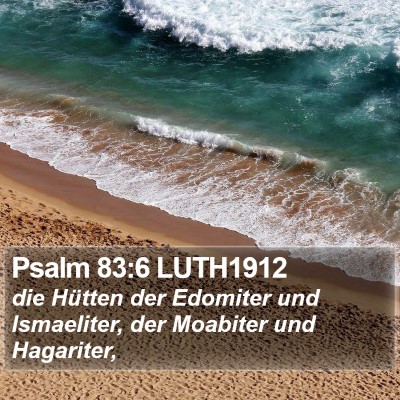 Psalm 83:6 LUTH1912 Bible Verse Image