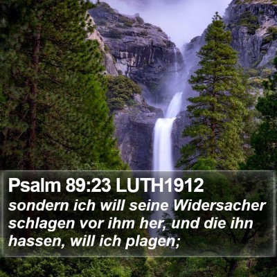 Psalm 89:23 LUTH1912 Bible Verse Image