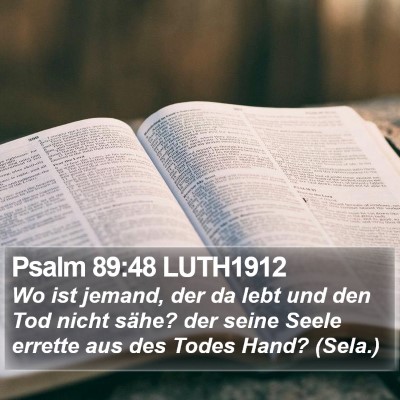 Psalm 89:48 LUTH1912 Bible Verse Image