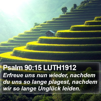 Psalm 90:15 LUTH1912 Bible Verse Image