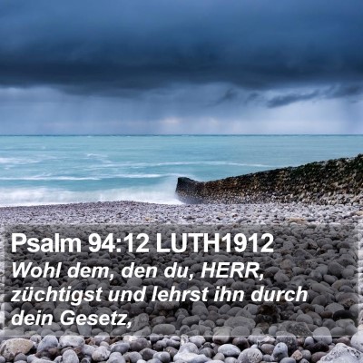 Psalm 94:12 LUTH1912 Bible Verse Image