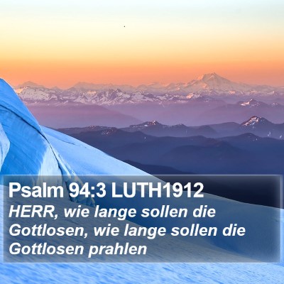 Psalm 94:3 LUTH1912 Bible Verse Image