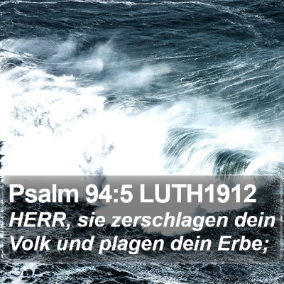 Psalm 94:5 LUTH1912 Bible Verse Image