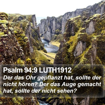 Psalm 94:9 LUTH1912 Bible Verse Image