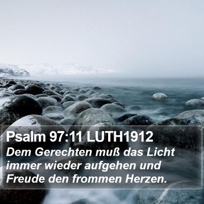 Psalm 97:11 LUTH1912 Bible Verse Image