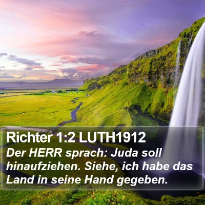 Richter 1:2 LUTH1912 Bible Verse Image